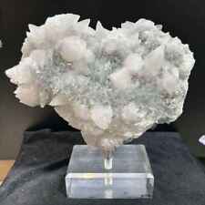 19.69LB Natural Clear quartz Calcite Specimen Quartz Crystal Mineral Decor Heal picture