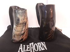 AleHorn Original Handcrafted Authentic Viking Drinking Horn 12 Oz picture
