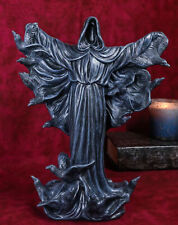 The Dark Lord Boogeyman Black Death Grim Reaper With Raven Crows Figurine picture