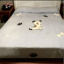 RARE Chenille Queen Bedspread By Canyon Co. By Damnze, Collectible, Dog picture