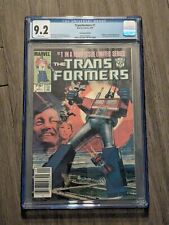 Transformers #1 CGC 9.2 NEWSSTAND Variant 1984 Key Issue Marvel Comics RARE picture