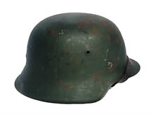 Original WW2 German M42 Helmet Minty W Repro Liner+Chinstrap 64 READ DESCRIPTION picture