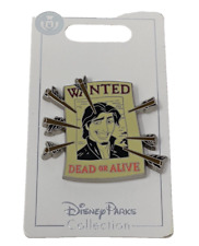 Disney Parks Tangled Flynn Rider Eugene Wanted Dead Or Alive Poster Pin picture