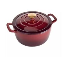 Food Network 5-qt. Enameled Cast-Iron Dutch Oven, Red Ombre -  picture