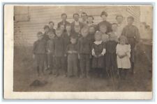 c1910's Children At The School Millard South Dakota SD RPPC Photo Postcard picture