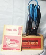 Vintage General Electric Spray Steam & Dry Travel Iron -WORKING GE F49-9480-312 picture
