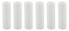 3 Inch White Plastic Candle Cover For Candelabra Base Lamp Sockets, 6 Pieces picture