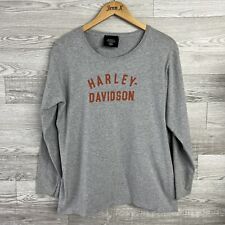 Harley Davidson Motorycles Museum Milwaukee WI Long Sleeve T-Shirt Mens XL Gray picture