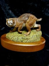 The Hamilton Collection The American Wildlife Bronze Collection Bobcat 1979 Vtg picture
