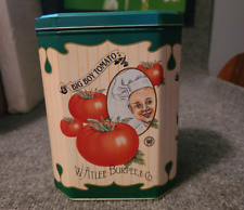 Burpee's Seed Vintage Metal Tin Old-Fashioned Vegetable Seed Collection 1997 picture