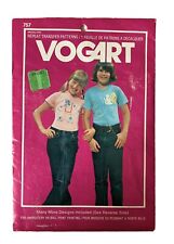 1976 Vogart Original Repeat Transfer Pattern Iron On  Cat Snake Hippo Owl Bat ++ picture