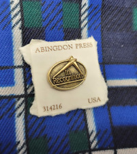 Vintage Abingdon Press In Recognition Brass Tone Metal Brooch Lapel Pin Pinback picture