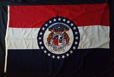 Post WWI RARE Wool Missouri State Flag; 4x6 Sterling ANNIN & CO NY Late 1920s picture
