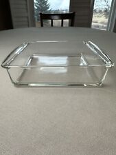 Rare Vintage PYREX 222 Clear Square Casserole Baking Dish 21x21x5 cm - 8x8x2 in picture