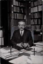 France, Paris, Portrait of Professor Langevin, Vintage Print, circa 1933 Print  picture