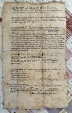 1781 EARLY DEED * GREENLAND, NEW HAMPSHIRE * WEEKS * ALLEN * 18th Century picture