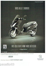 ADVERTISING 066 2011 the scooter Citystar 125i Peugeot scooters 2 picture