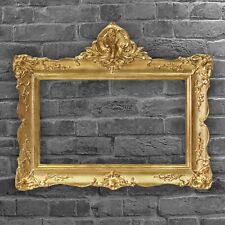 19th century Old wooden picture frame, mirror frame, dimensions: 25 x 14.9 in picture