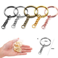 10-50Pcs Keyring Blanks Key Chain 30mm Key Ring Split Keyrings Keychain DIY picture