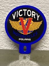Victory Motorcycles Polaris Metal Plate Topper Sign Gas Oil Sales Service Ride picture