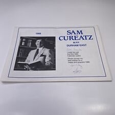 Vintage 1988 Sam Cureatz MPP Durham Easy Oshawa Campaign Booklet Ontario Canada picture