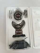 Vintage Franklin Mint Harley Davidson Heritage Softail Pocket Watch Set picture