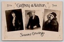 Vaudeville RPPC Gaffney & Walton Pretty Flapper Women Actresses Postcard I23 picture