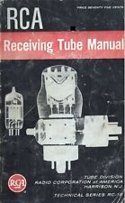 Receiving Tube Technical Manual Fits RCA Series RC-18 - 1956 picture
