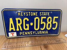 VINTAGE PENNSYLVANIA KEYSTONE STATE License Plate picture
