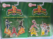 Mighty Morphin Power Rangers Collectible Magnets Red, blue, Rangers +  picture