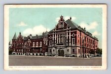 Indianapolis IN-Indiana, Das Deutsche Haus, Antique Vintage c1908 Postcard picture