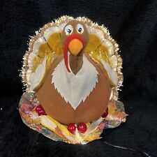 11” Fiber Optic Color Changing Thanksgiving Turkey picture
