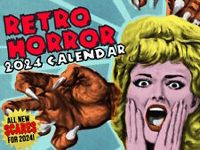 Retro Horror Calendar 2024 Vintage Wall Calendar Monthly picture