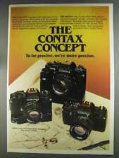 1980 Contax RTS, 139 Quartz, 137 MD Quartz Cameras Ad picture
