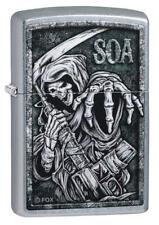 Zippo Sons Of Anarchy Grim Reaper Lighter, SOA, 49004, New In Box picture