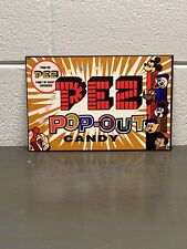 PEZ POP-OUT CANDY Metal Sign Dispenser Toy Store Gum Color Gas Oil picture