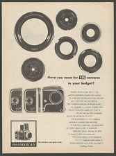 HASSELBLAD Multi-Back Camera .Triples your Chances - 1957 Vintage   Print Ad picture