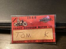 Vintage Rare Harley-Davidson Dealers Conference Name Badge 1948 picture