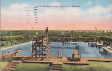Postcard Swimming Pool Williams Field Arizona AZ  picture