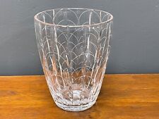 Clyne Farquharson for John Walsh 1930s Art Deco Cut Glass Vase picture