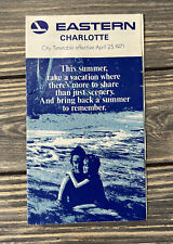 Vintage April 25 1971 Eastern Charlotte City Timetable Booklet Brochure Pamphlet picture