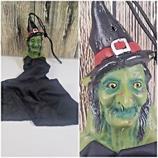 PAPER MAGIC Halloween Hanging Witch Cloth Body Decoration Spooky Decor VTG 1999 picture