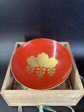 Antique Japanese Military WW2 KIRI LACQUER OFFICIAL GOVERNMENT sake cup picture