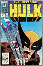 INCREDIBLE HULK #340 ☢️ Iconic Todd McFarlane Wolverine Cover Art SMASH SNIKT picture