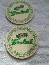 2 Grolsch vintage Beer Coaster picture