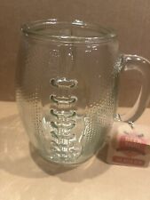 New Large 36.6 oz Football Shaped Beer Mug with Handle.Football Game Stein picture