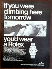 Rolex 1005 Chronometer Original 1967 Vintage Print Ad Antarctica picture