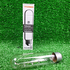 Sylvania T10 Tube Filament Bulb Lamp 25 Watt Medium Base 25T10 Soft White NEW picture