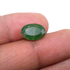 Gorgeous Zambian Emerald Oval Shape 4.75 Crt Rare Green Faceted Loose Gemstone picture