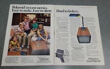 1978 Kids watching Polaroid Polavision movie system retro photo print ad  picture